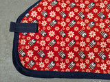 4'9 Masta "snowman" fleece cooler rug (5278)