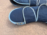 2 SETS OF CHEAP TRAVEL BOOTS. FULL SIZE